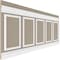 Ekena Millwork Wainscot Paneling Kit, Urethane, 94-1/2 in L, Factory Primed WPKUSQ021P040 - alternate 3